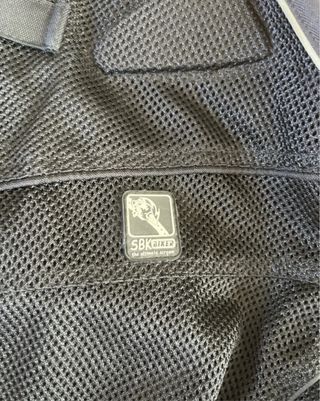 Chaqueta de moto negra