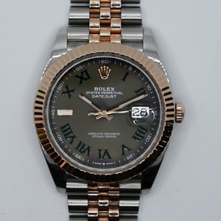 Rolex Datejust 41mm Acero/Oro Rosa Wimbledon