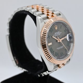 Rolex Datejust 41mm Acero/Oro Rosa Wimbledon