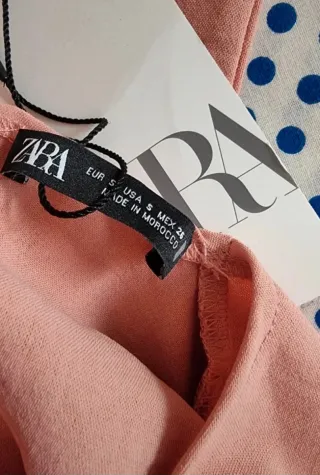 Mono Zara largo Mujer Rosa Talla S nuevo