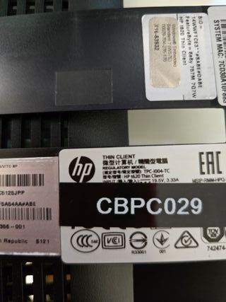 Mini PC HP t620 8GB RAM SSD 128GB