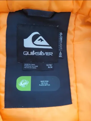Chaqueta de esquí Quiksilver. NIÑO