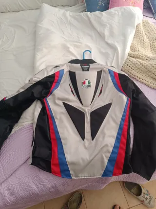 Chaqueta Moto Dainese Negra/Roja/Azul