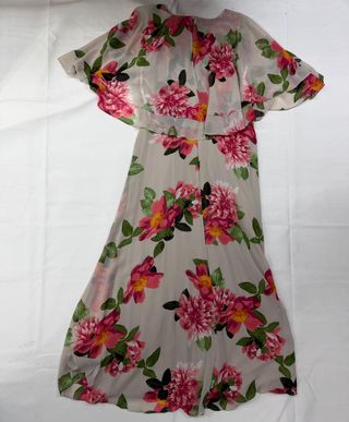 Vestido largo floral Calvin Klein