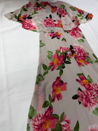 Vestido largo floral Calvin Klein