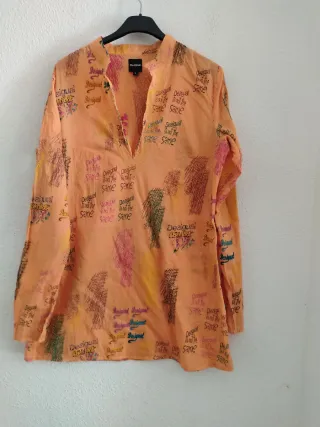 Blusa Desigual Multicolor Naranja