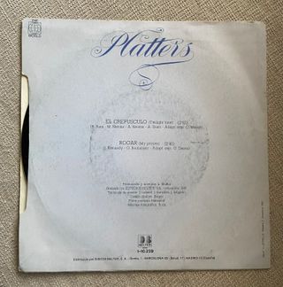 The Platters - Bodas de Plata LP + single