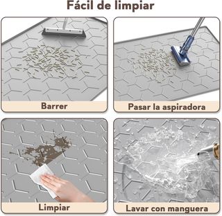 Alfombrilla Arenero Gato Silicona Impermeable