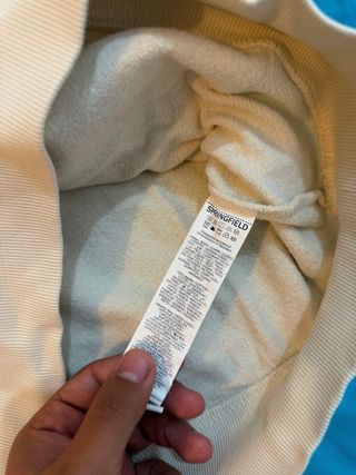 Casaco com capuz Springfield bege