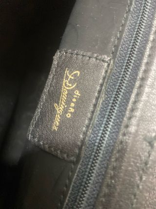 Bolso Adolfo Dominguez Negro Piel