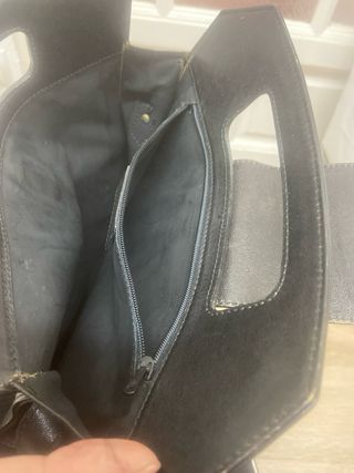 Bolso Adolfo Dominguez Negro Piel