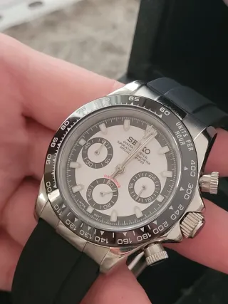Seiko Mod Daytona Panda