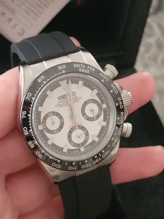 Seiko Mod Daytona Panda