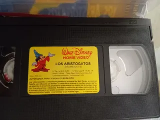Lote 5 Películas Disney VHS