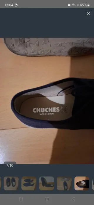 Zapatos de tela niño(comunión,boda,celebraciónN⁰35