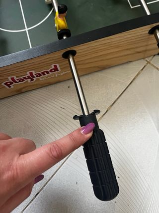 Futbolín de madera