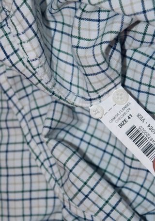 Camisa Álvaro Moreno xadrez azul/branca