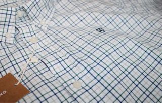 Camisa Álvaro Moreno xadrez azul/branca