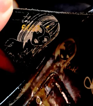 Zapatos Fornarina Peep-Toe Charol Negros