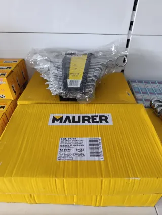 Juego 12 Llaves Combinadas Maurer 6-22mm