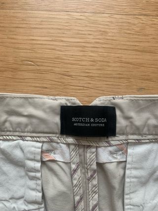 Pantaloni uomo Scotch & Soda beige