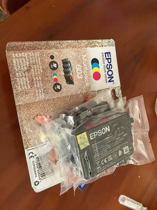 Cartuchos Epson 603 ORIGINALES  2 Magenta y 2 Cyan