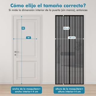 Sekey Cortina Magnética a Prueba de Mosquito para