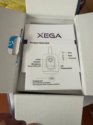 Cámara de vigilancia 4G LTE Xega – NUEVA SIN USO