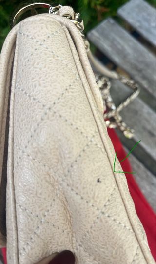 Bolso CH Piel Beige Cadena Dorada