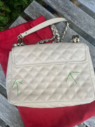 Bolso CH Piel Beige Cadena Dorada