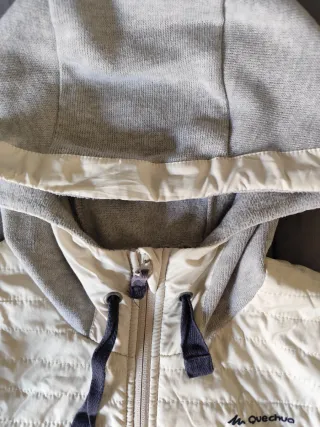 Chaqueta Quechua Mujer Beige/Gris