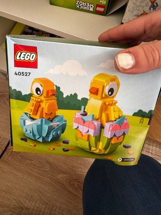 Lote 2 LEGO BrickHeadz Gato Naranja 40480