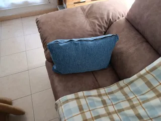 Pack 2 Cojines Azules Estilo Rústico/Moderno