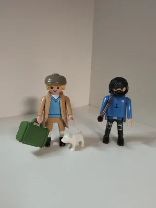 Playmobil Tintín y Capitán Haddock