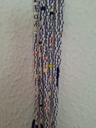 Collar étnico antiguo multicolor