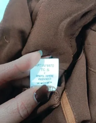 Pantaloni donna. Cacao. Taglia S