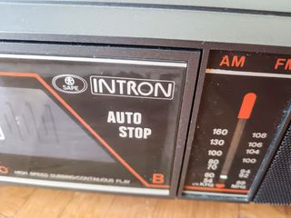 Radio Casetera INTRON Doble Cassette AM/FM
