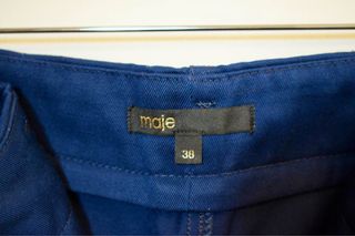 Pantalón cargo azul marino Maje