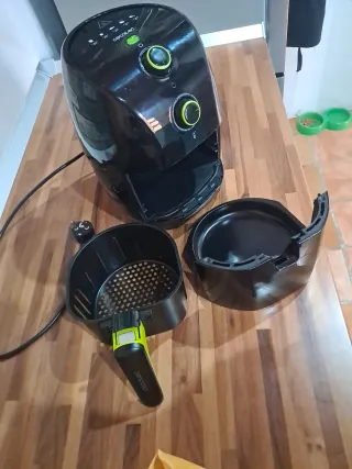 Cecotec Freidora de Aire Negra