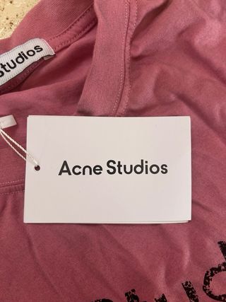 Camiseta Acne Studios Stockholm 1996 Rosa