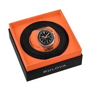 Reloj Bulova Racer Cronógrafo Marrón/Plata