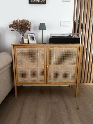Aparador Rattan y Madera