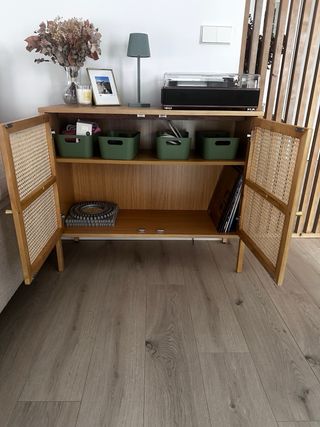 Aparador Rattan y Madera