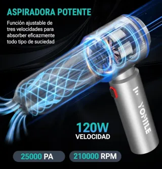 Aspirador y soplador de Mano sin estrenar Yomile 2