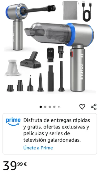Aspirador y soplador de Mano sin estrenar Yomile 2