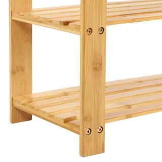 Estantería Banco Zapatero Bambú SONGMICS LBS04N
