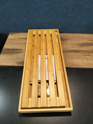 Estantería Banco Zapatero Bambú SONGMICS LBS04N