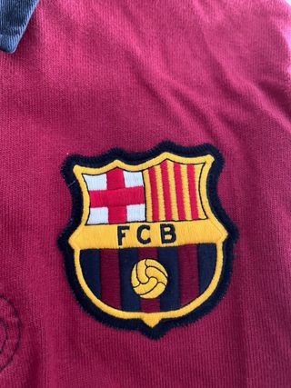Polo FC Barcelona Manga Larga 1899