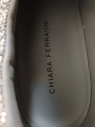 Scarpe Chiara Ferragni glitter occhio tg 40