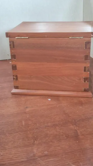 Joyero de madera Sapelly y Roble